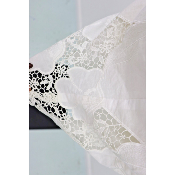 MUSE SIZE 4/WHITE BEACH PORTRAIT Cotton dress Beachy Wedding Graduation Shower - Picture 6 of 8